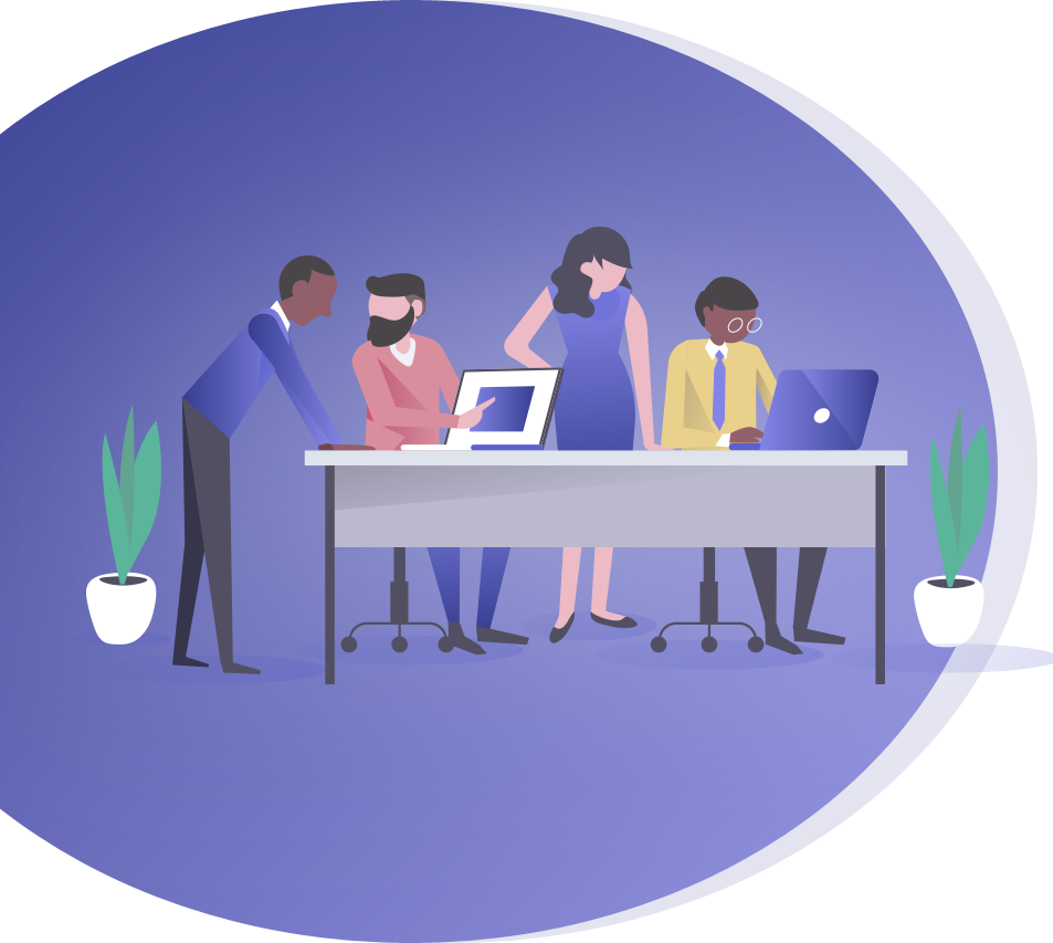 Illustration of deposit, plan selection, automation